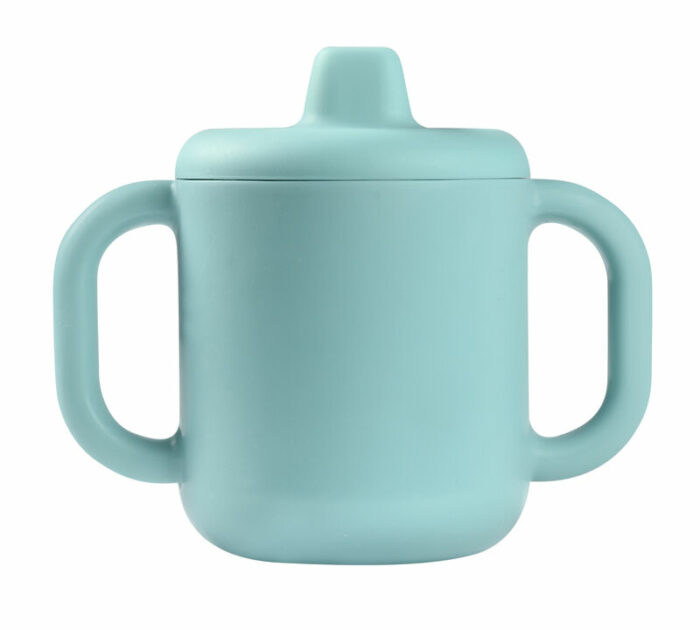 TASSE PAILLE SILICONE SAGE GREEN (Béaba)