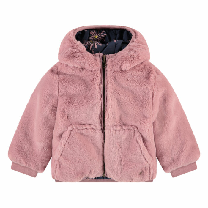 Manteau réversible fille  fleurs FW23  (Babyface) – Image 2