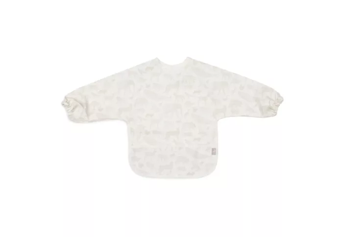 Bavoir à manches imperméable Animals Nougat (Jollein)