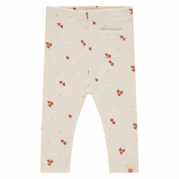 Legging bébé écru imprimé oranges tiny story FW23 (Babyface)