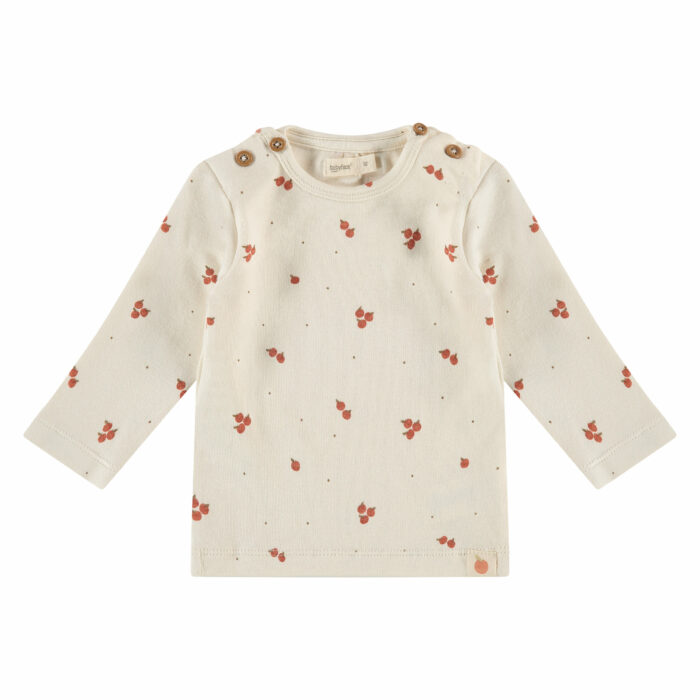 T-shirt bébé écru imprimé oranges tiny story FW23 (Babyface)