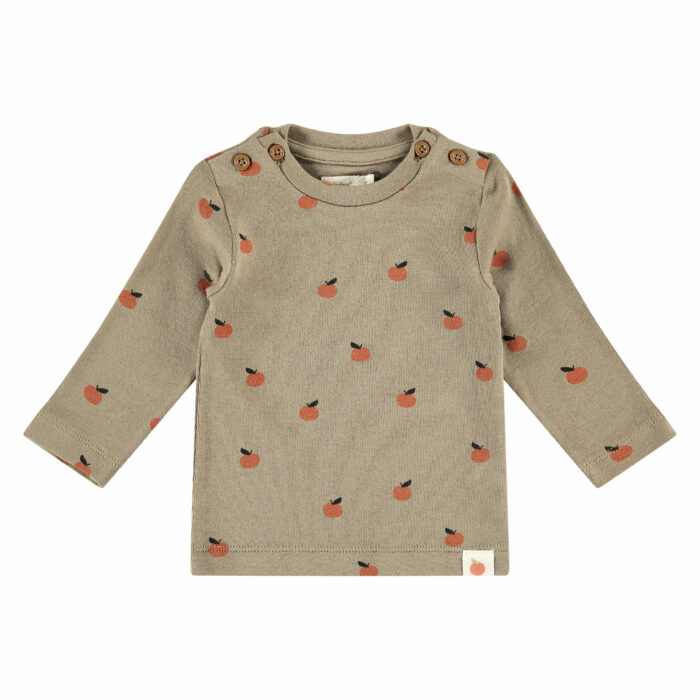 T-shirt bébé moss imprimé oranges tiny story FW23 (Babyface)