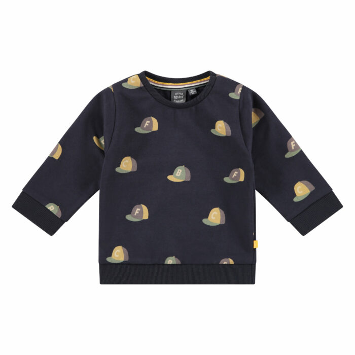 Sweat bébé garçon imprimé baseball FW23 (Babyface)
