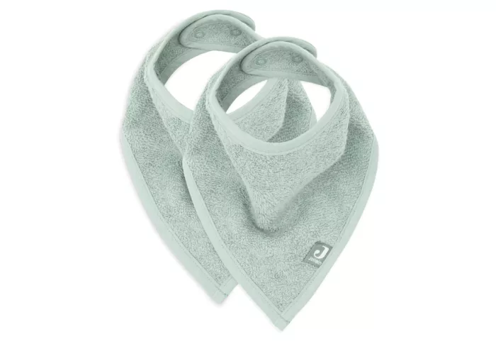 Bavoir Bandana - Ash Green - 2 Unités (Jollein)