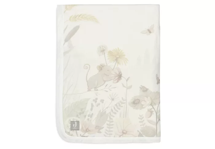 Couverture Berceau 75x100cm Dreamy Mouse/Velvet fleece (Jollein)