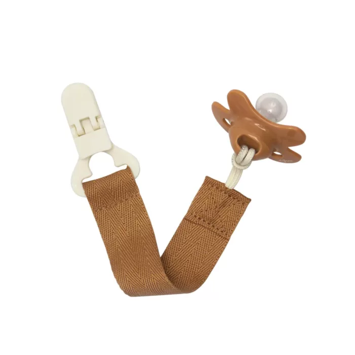 Attache sucette Pure Caramel (Difrax)