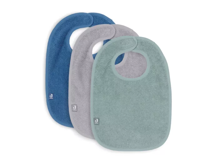 Bavoir Éponge - Ash Green/Storm Grey/Jeans Blue - 3 Unités(Jollein)