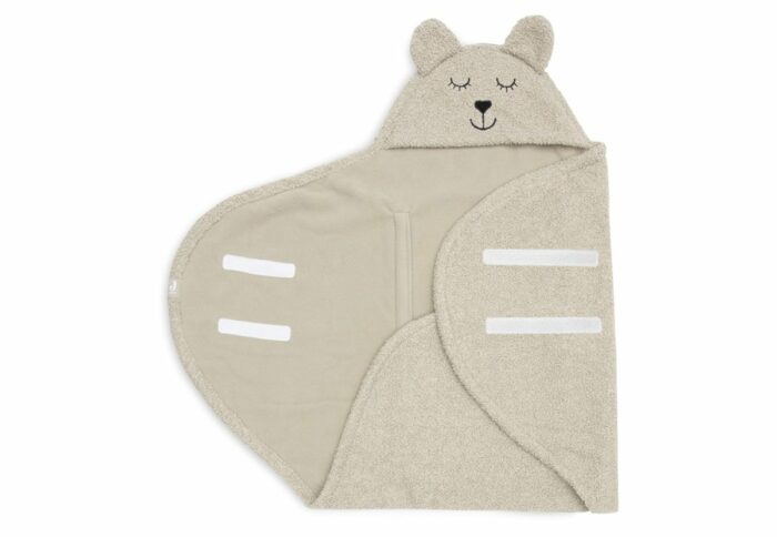 Couverture portefeuille Bear Boucle - Olive Green (Jollein)
