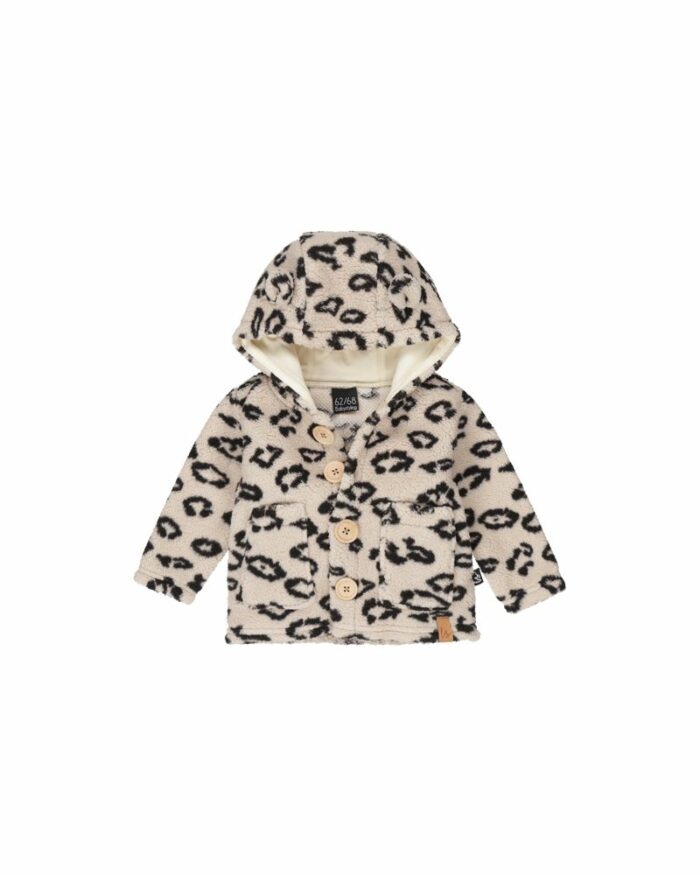 Manteau bebe teddy leopard  (Babystyling)
