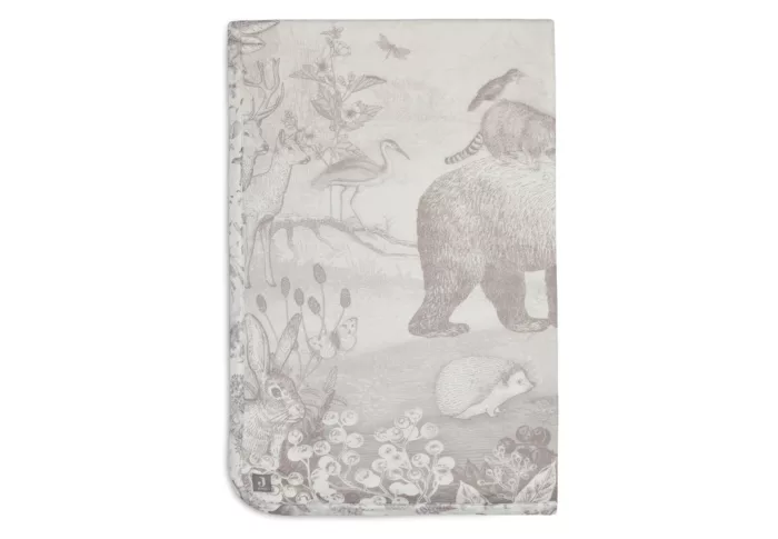 Couverture Lit Bébé Jersey 100x150cm Pimpelmees - Forest Animals (Jollein)