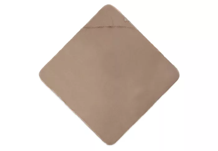 Cape de bain  75x75cm Embroidery - Biscuit (Jollein)