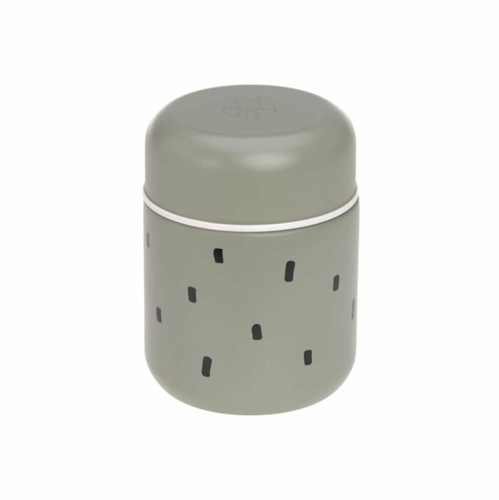 Thermos repas Happy prints olive clair (Lassig)