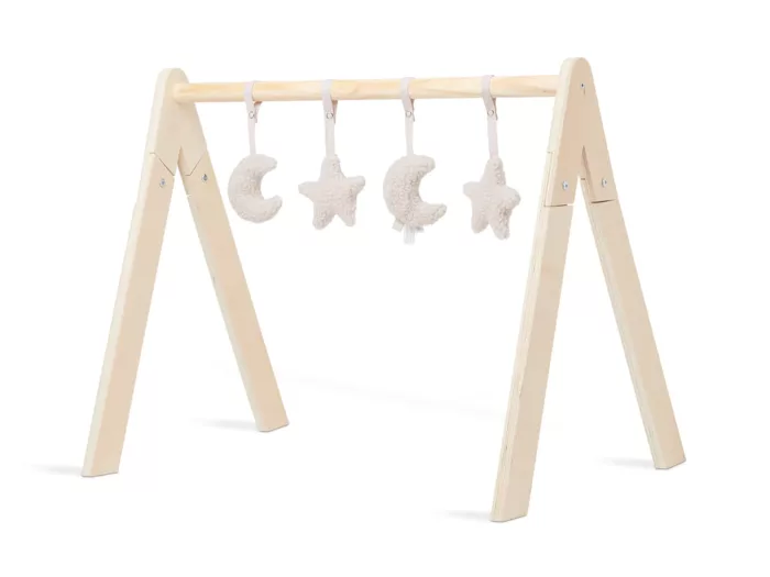 Jouets pour arche d'éveil Moon - Nougat - 4 Unités (Jollein)