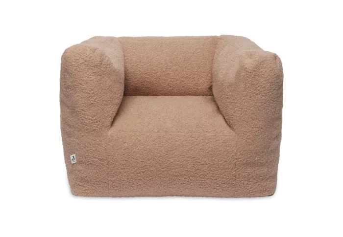 Fauteuil Pouf Enfant Boucle - Biscuit (Jollein)