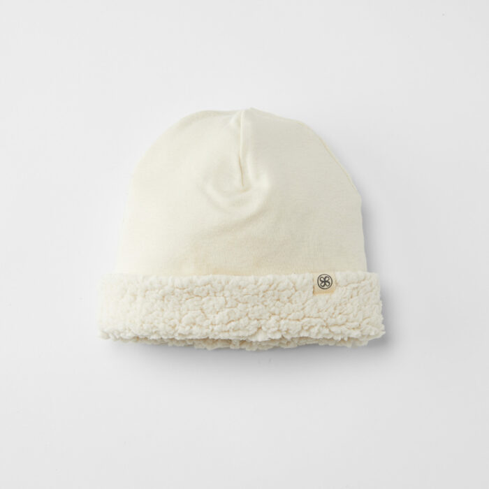 Bonnet teddy reversible Beige 6-12mois (Cloby)