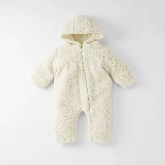 Combinaison pilote teddy 3-6mois  (Cloby)