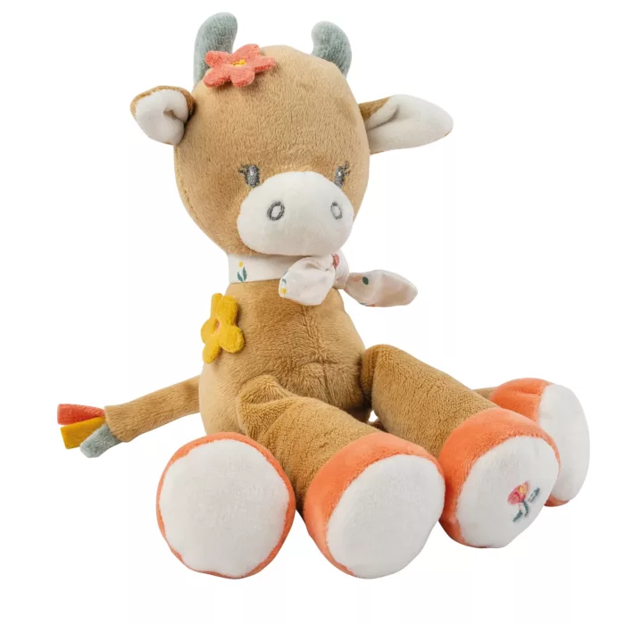 Peluche avec Hochet Vache Mila (Nattou)
