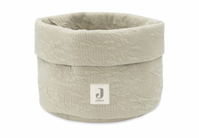 Panier de rangement Soft Waves Olive Green (Jollein)