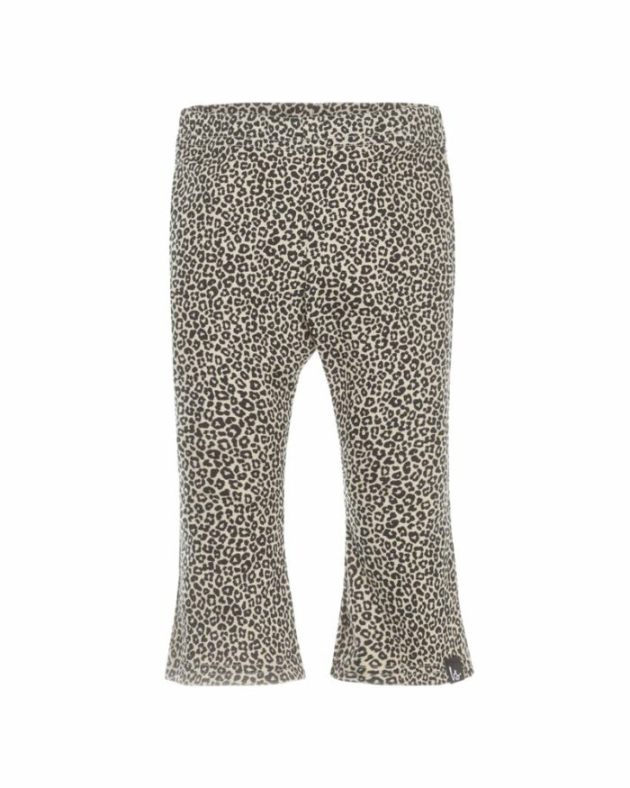 Pantalon bébé fille flare imprimé léopard (Babystyling)