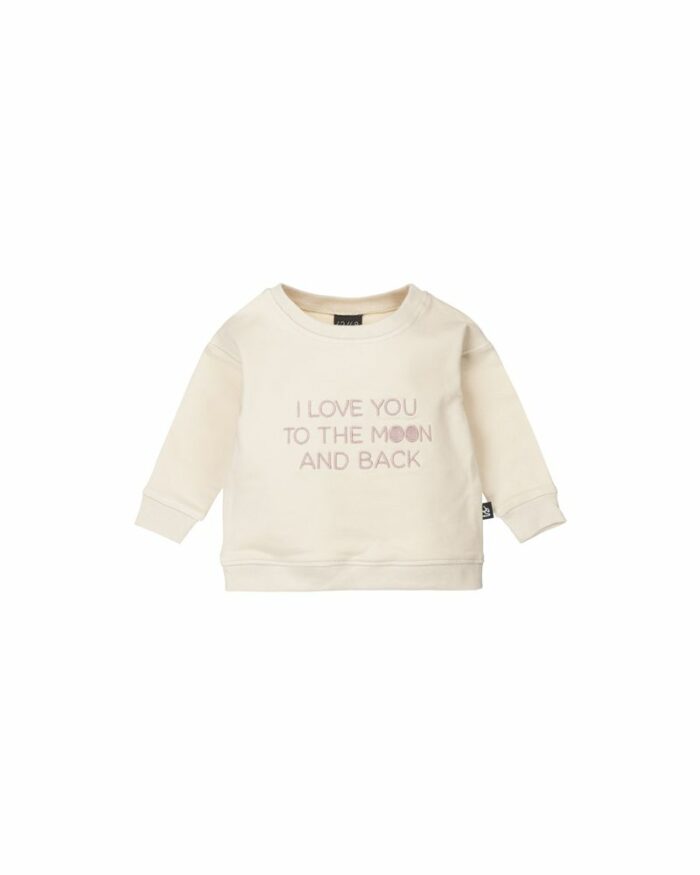 Sweat bébé fille to the moon and back (Babystyling)