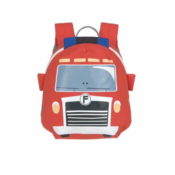 Sac à dos crèche - tiny drivers, Camion de pompier rouge (Lassig)
