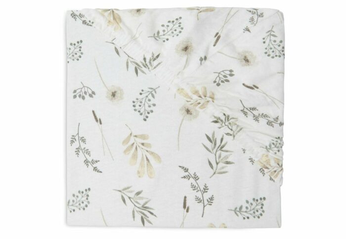 Drap-housse Jersey 60x120cm Wild Flowers (Jollein)