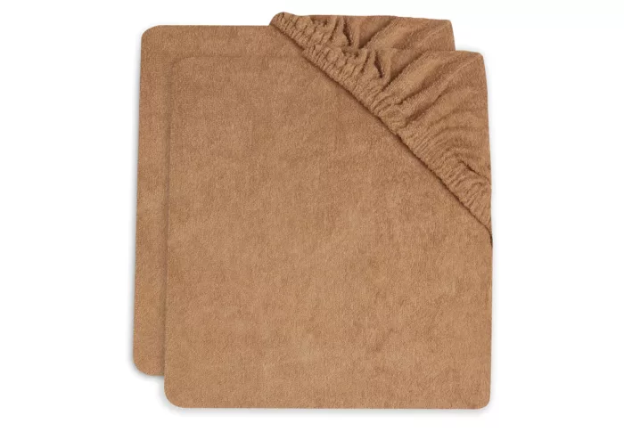 Housse Matelas à Langer 50x70cm Éponge - Biscuit - 2 pièces (Jollein)