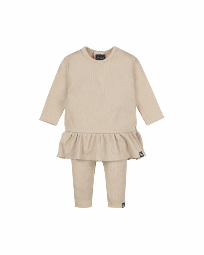 Ensemble deux pièces - legging & tunique côtelés (Babystyling)