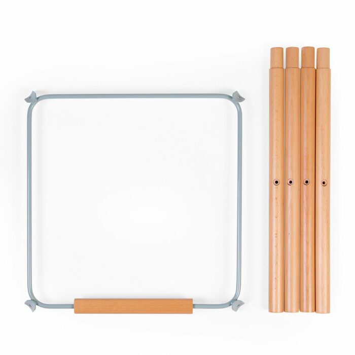 EVOLU EXTRA SET DE PIEDS LONGUES + REPOSE PIEDS - BOIS - MENTHE (Childhome)