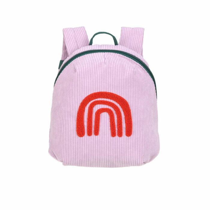 Sac à dos maternelle Tiny Cord - Little Gang, arc-en-ciel, violet (Lassig)