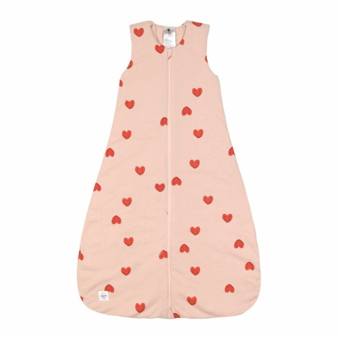 Gigoteuse Bébé - Coeur, pêche rose (Lassig)