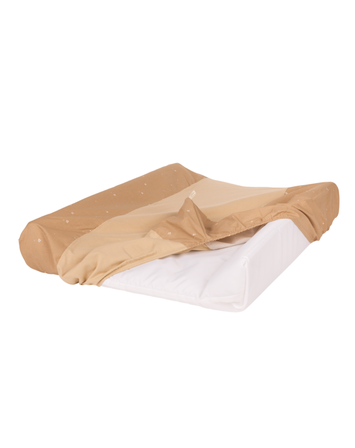 STORIES MATELAS À LANGER ZEN & HOUSSE CALMA blush little cherries  (Nobodinoz) – Image 2