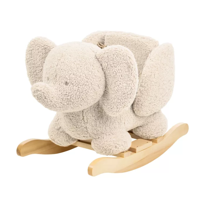 Animal à Bascule éléphant Teddy écru (Nattou)