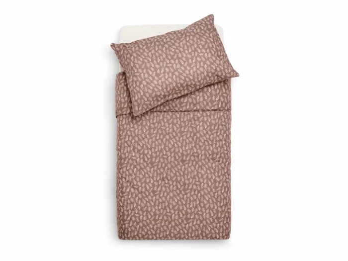 Housse de couette et taie 100x135/140cm Meadow Chestnut (Jollein)