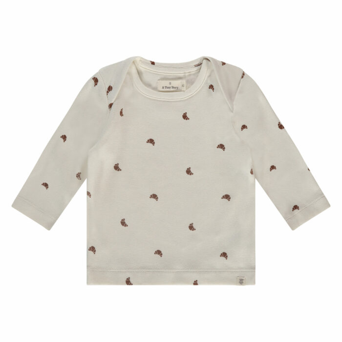 T-shirt  bébé croissant A Tiny Story SS24 (Babyface)