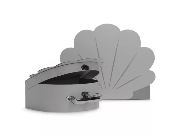 Valisette à Jouets Shell - Grey - 2 Unités (Jollein)