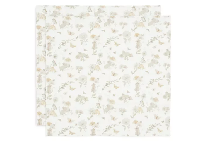 Lange Gaze de Coton Small 70x70cm Dreamy Mouse - 2 Unités (Jollein)