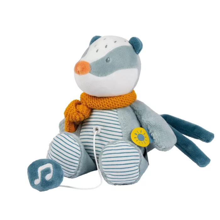 Peluche Musicale Blaireau Felix (Nattou)