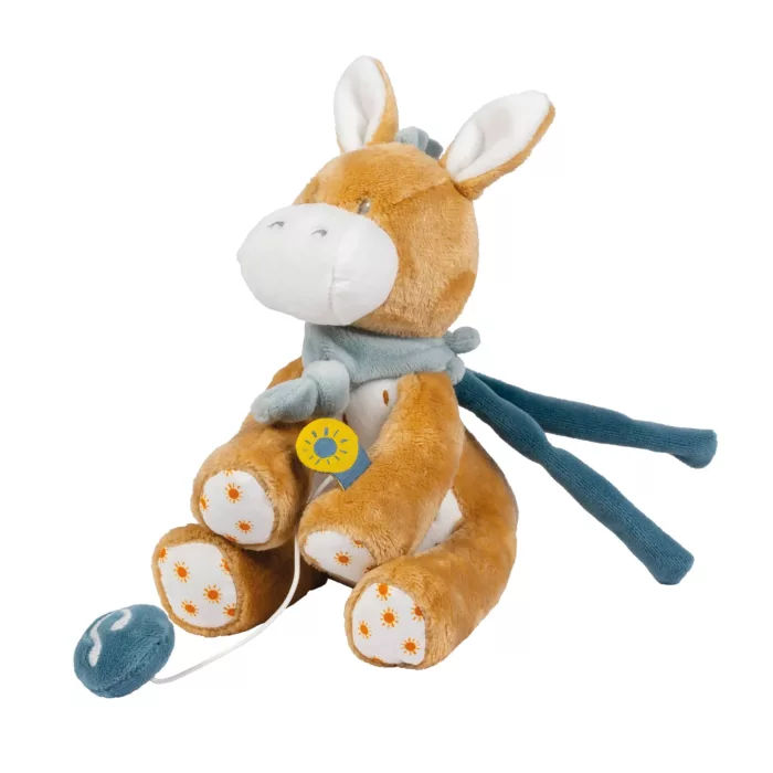 Peluche Musicale Âne Leo (Nattou)