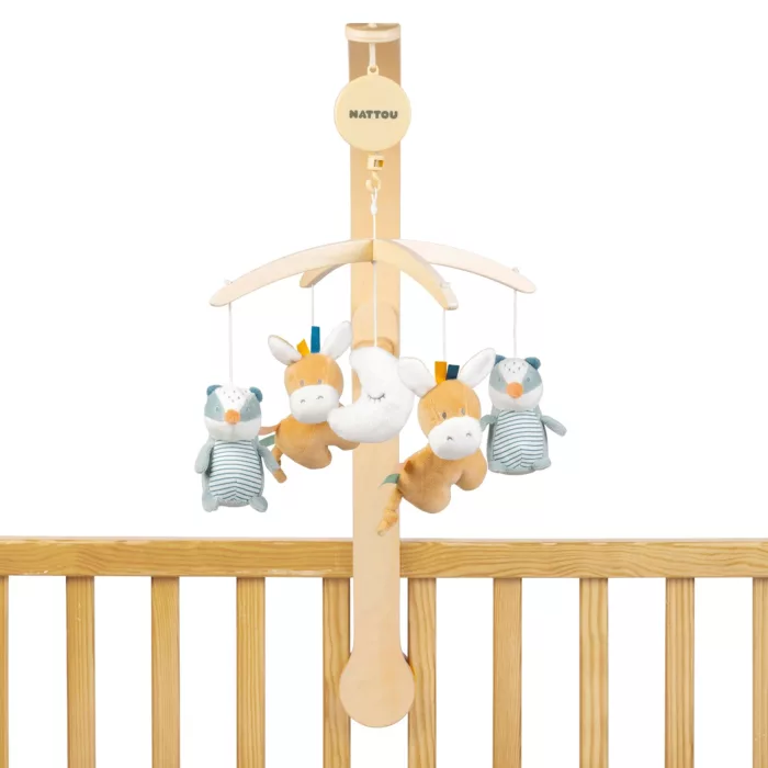 Mobile Musical Bébé en Bois (Nattou)