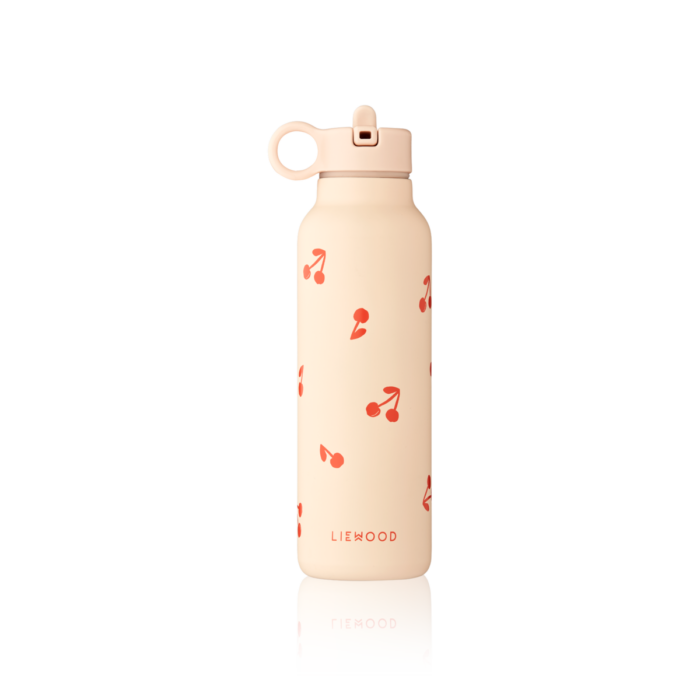 GOURDE EN ACIER 500ML Cherries / Apple blossom( Liewood)