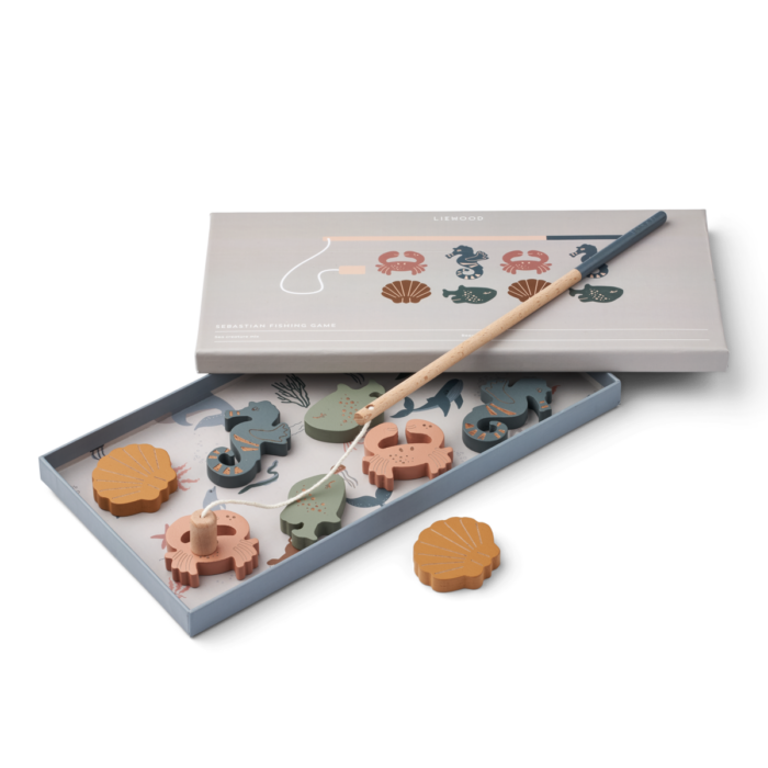 set de jeu en bois Sebastian Sea Creature fishing (Liewood)