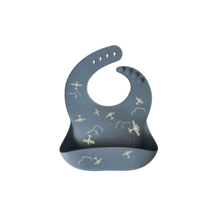 Bavoir en silicone Aviateur (ZAKUW)