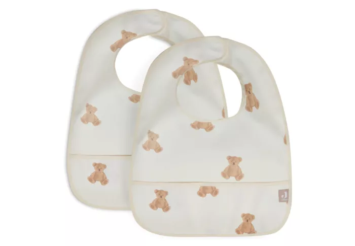 Bavoir Imperméable Teddy Bear - 2 pièces (Jollein)