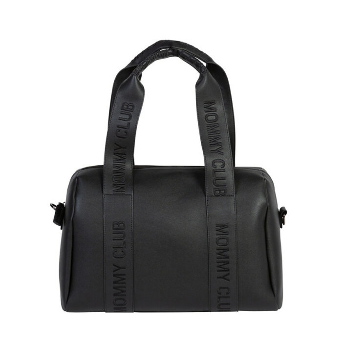MOMMY CLUB SAC À LANGER - SIGNATURE - CUIR VEGAN - NOIR (CHILDHOME)