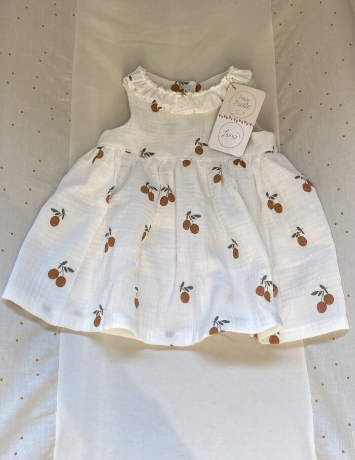 Robe Mandarines Mousseline (Liena)