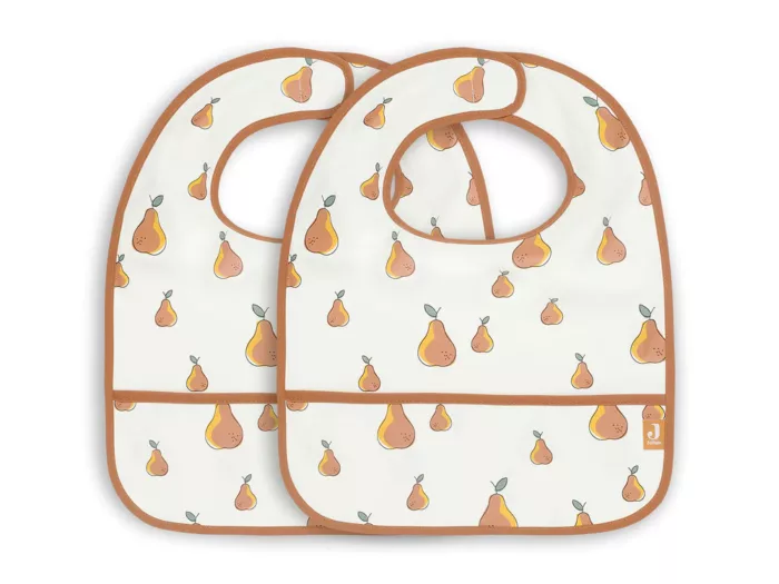 Bavoir Imperméable Pear (2pack) (Jollein)