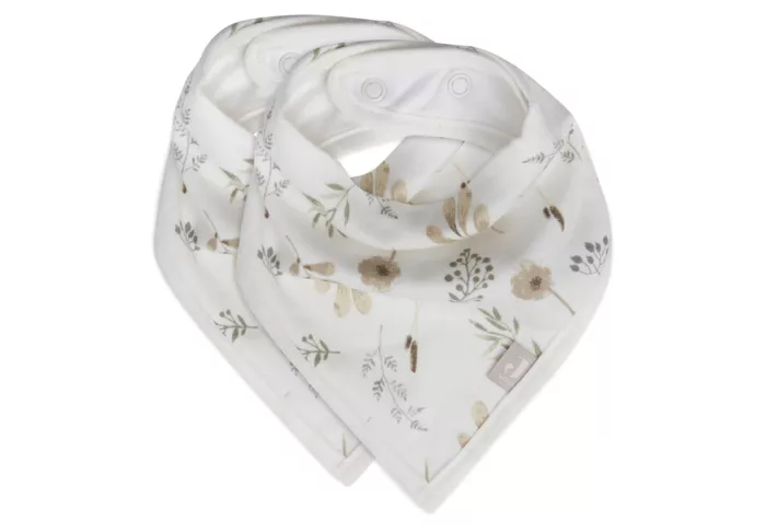 Bavoir Bandana Wild Flowers (2pack) (Jollein)