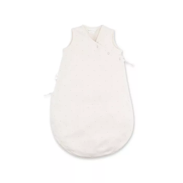 MAGIC BAG 1-4m small dot print ecru jersey tog 0.5 (Bemini)