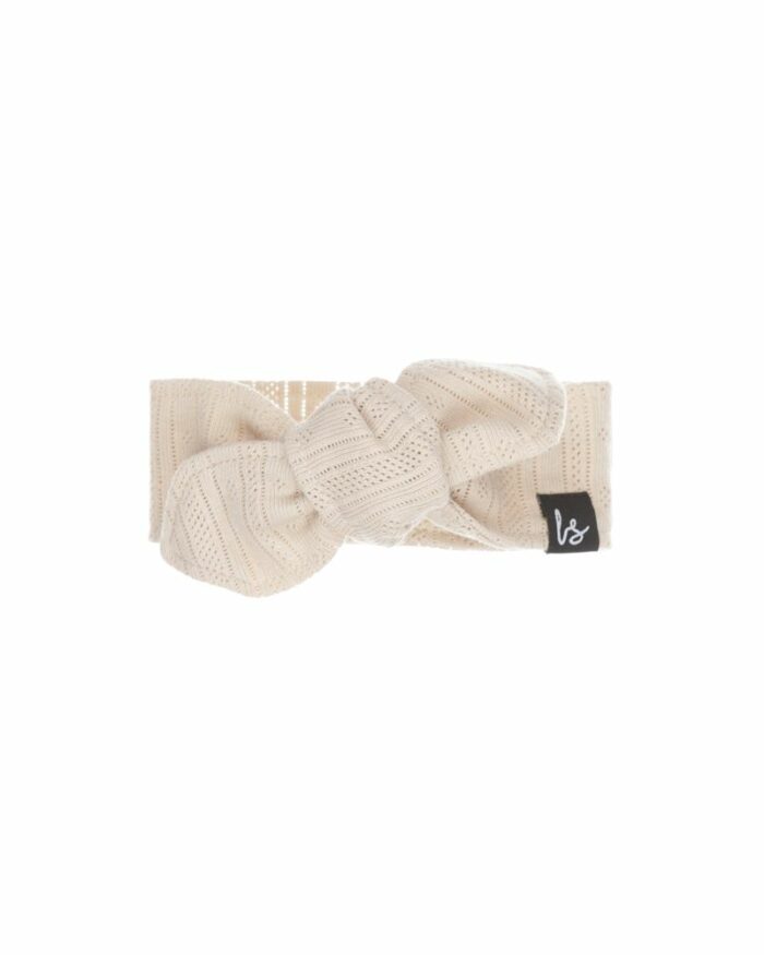 Bandeau bebe pointelle Beige SS24 (Babystyling)